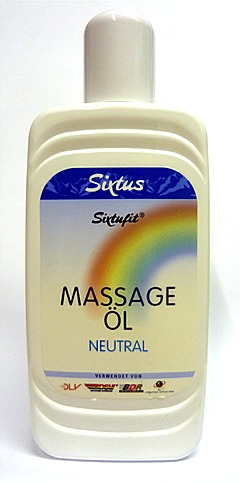 Masážní olej SIXTUS Neutral 500ml
