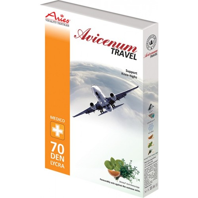 Podkolenky Travel s patou