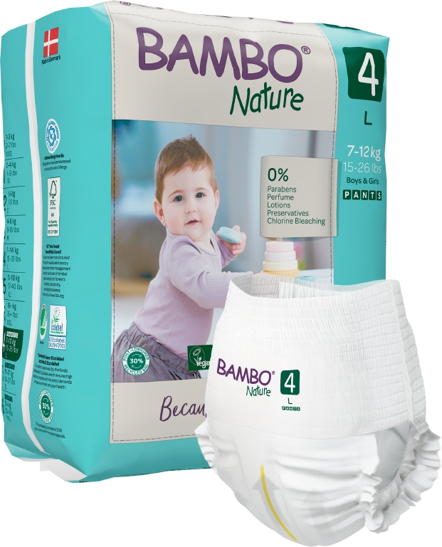 Kalhotky BAMBO Nature Pants 4; 7-12 kg