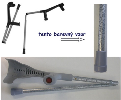 Berle francouzská skládací šedý mramor