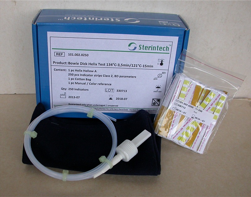 Bowie Dick Helix Test + 250 proužků Sterintech 