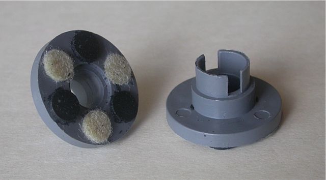 Brzda motoru opěrky