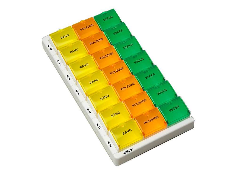 Dávkovač léků týdenní Obzor 03 