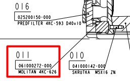 Filtr vstupní - předfiltr váleček