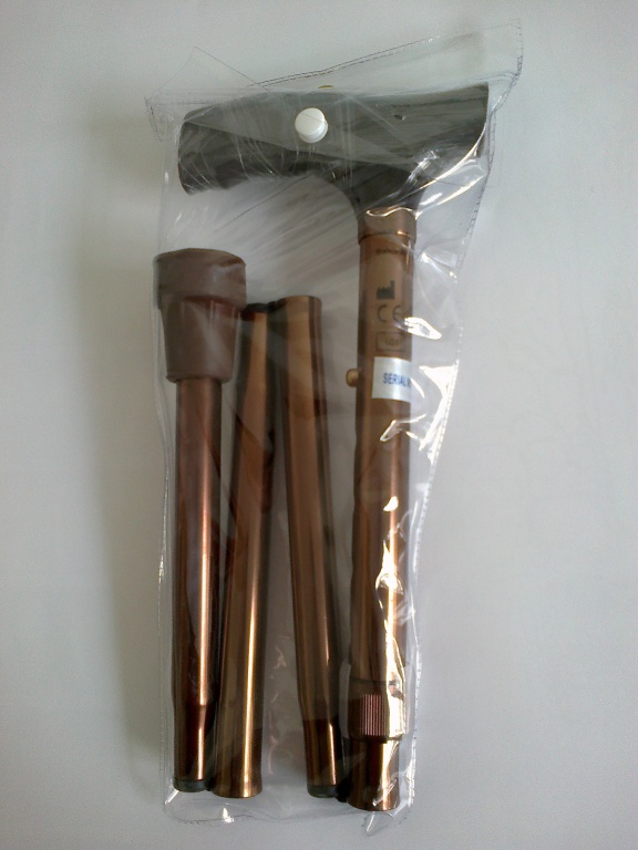 Hůl skládací zlatá