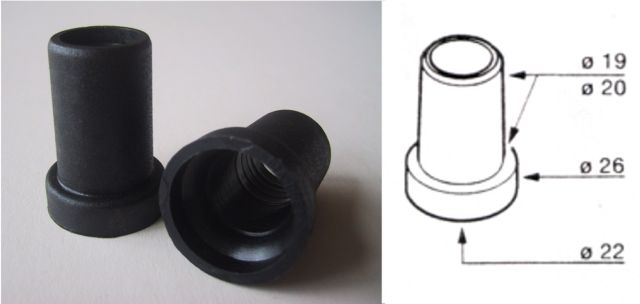 Hadicová spojka 19-20mm