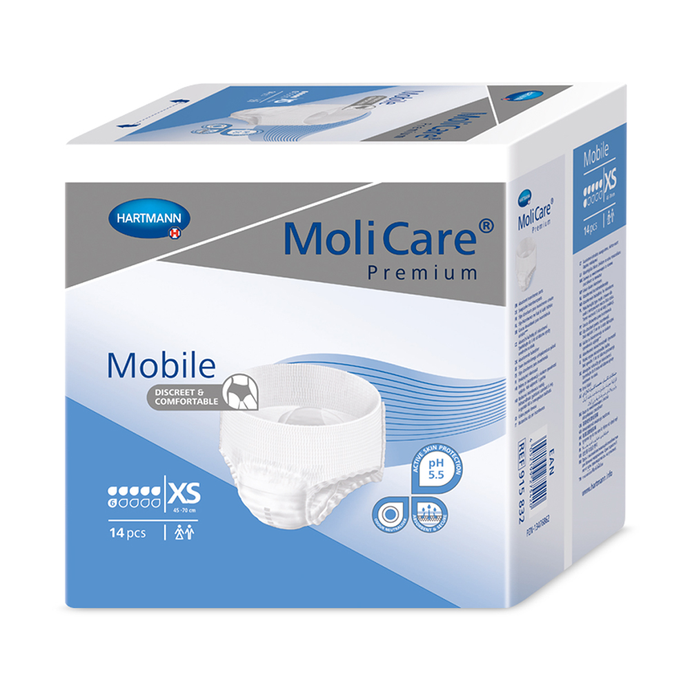 Kalhotky MoliCare Mobile 6 kap. XS