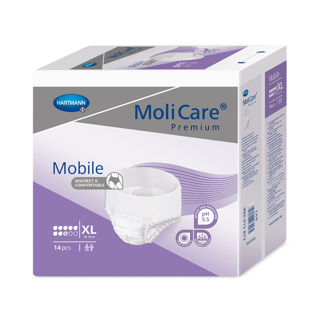 Kalhotky MoliCare Mobile 8 kap. XL 