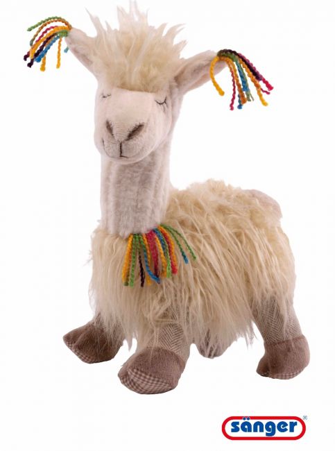 Lama plyšová s třešňovými peckami