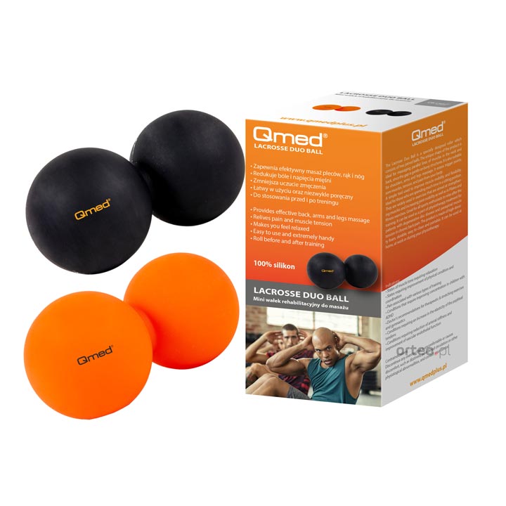 Míček masážní dvojitý Qmed Lacrosse 