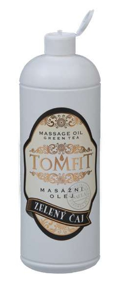 Masážní olej TOMFIT zelený čaj, 1l