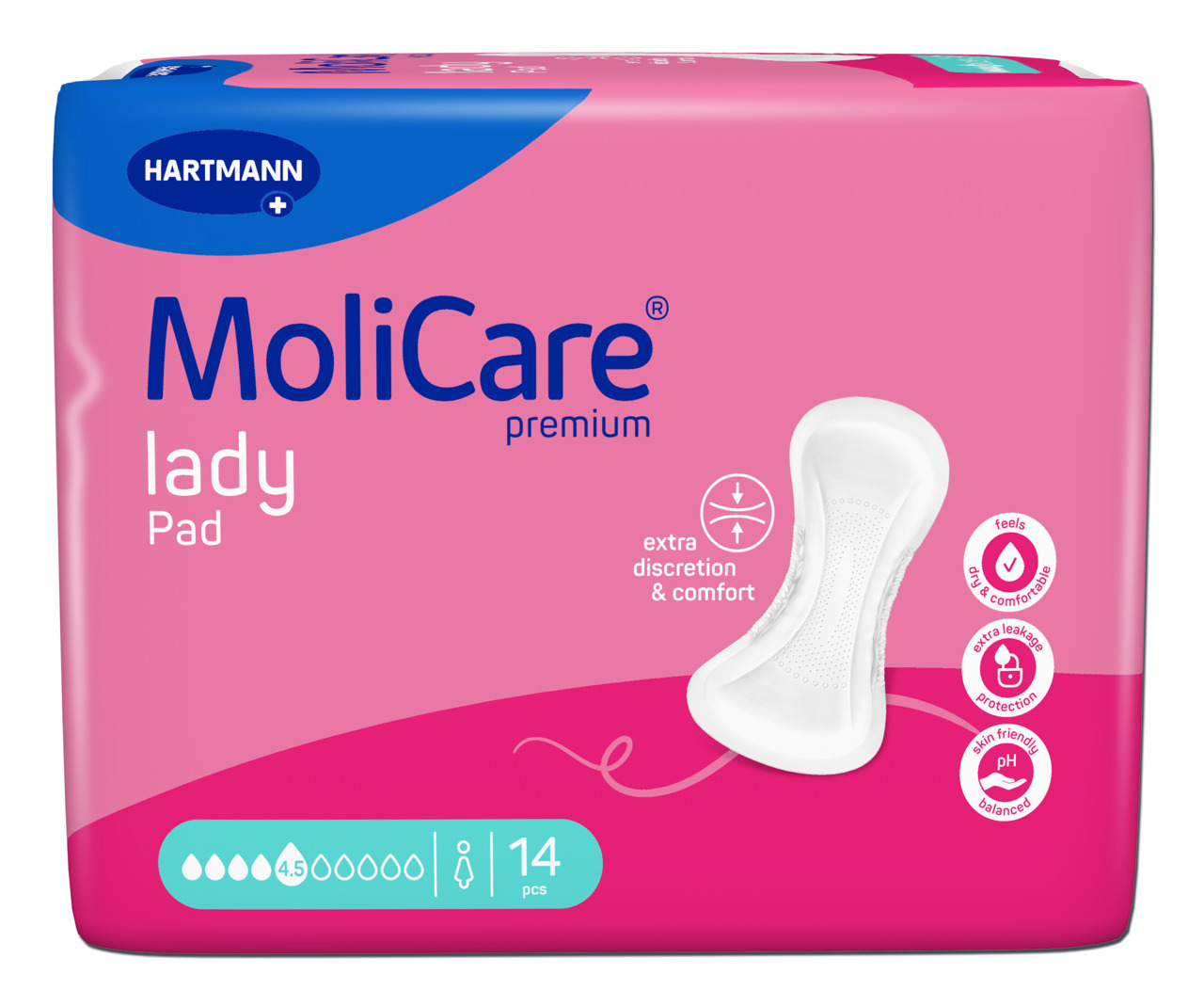 Vložky MoliCare Lady 4,5 kapky