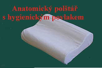 Polštář anatomický 33 x 44 x 12cm