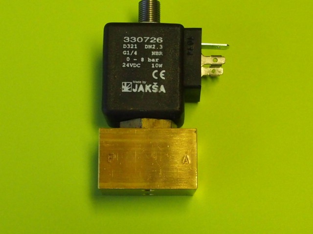 Ventil elmag. JAKŠA vstupní vzduch - už NE