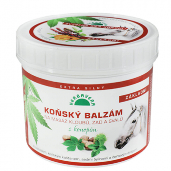 Balzám koňský Herbavera s konopím