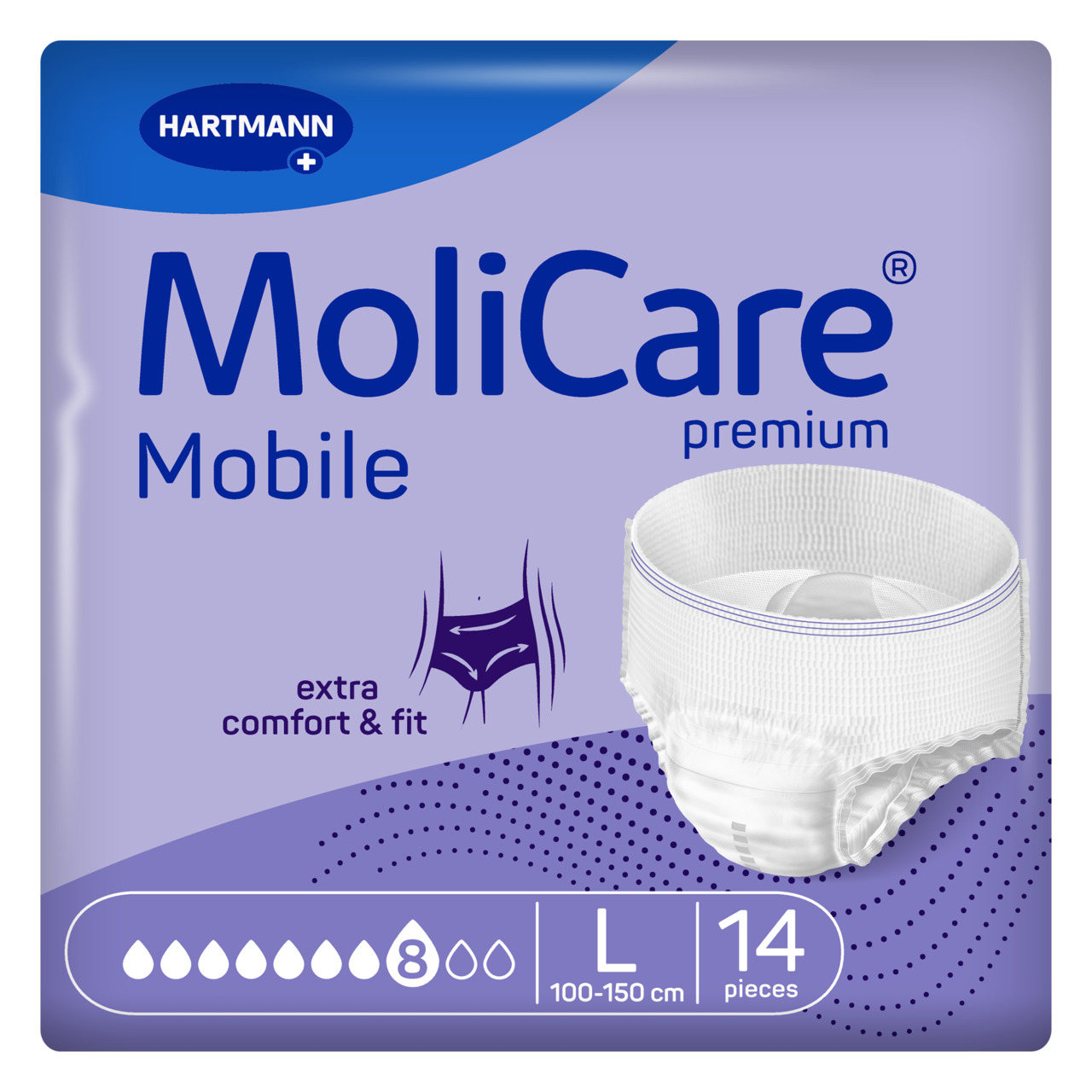 Kalhotky MoliCare Mobile 8 kap. L