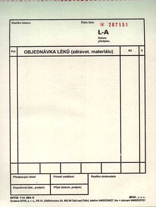 Objednávka léků