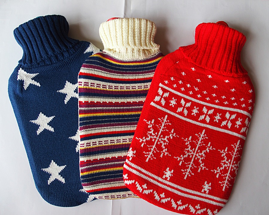 Lahev Termofor s pleteným obalem