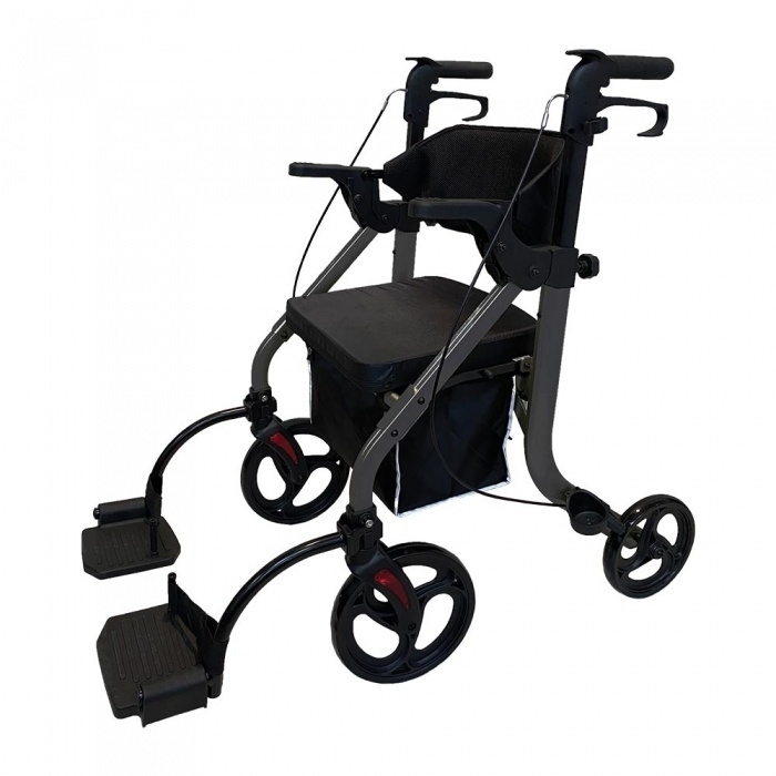 Chodítko čtyřkolové se stupačkami Monaco