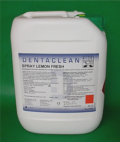 Dentaclean Spray lemon fresh 5l kanystr