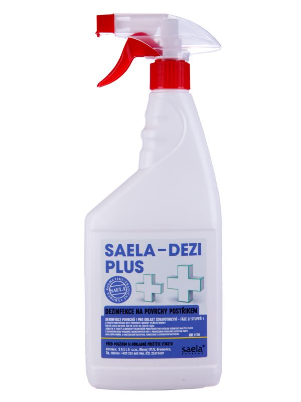 Dezinfekce SAELA - DEZI PLUS na povrchy 750ml