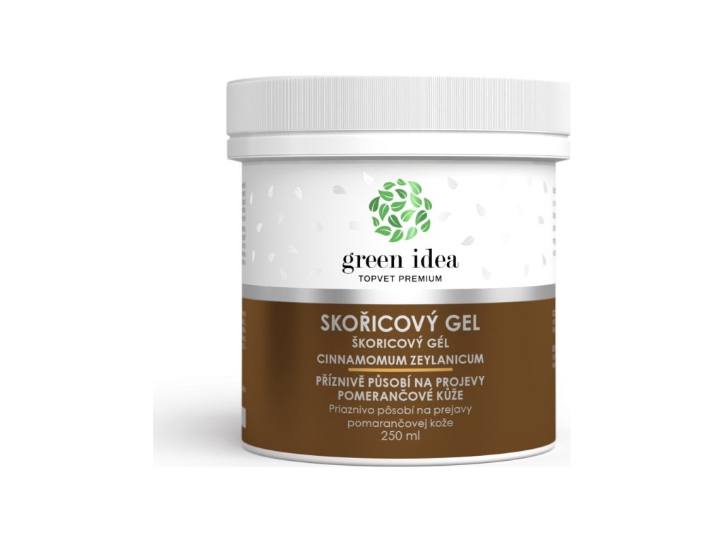 Green Idea Skořicový masážní gel