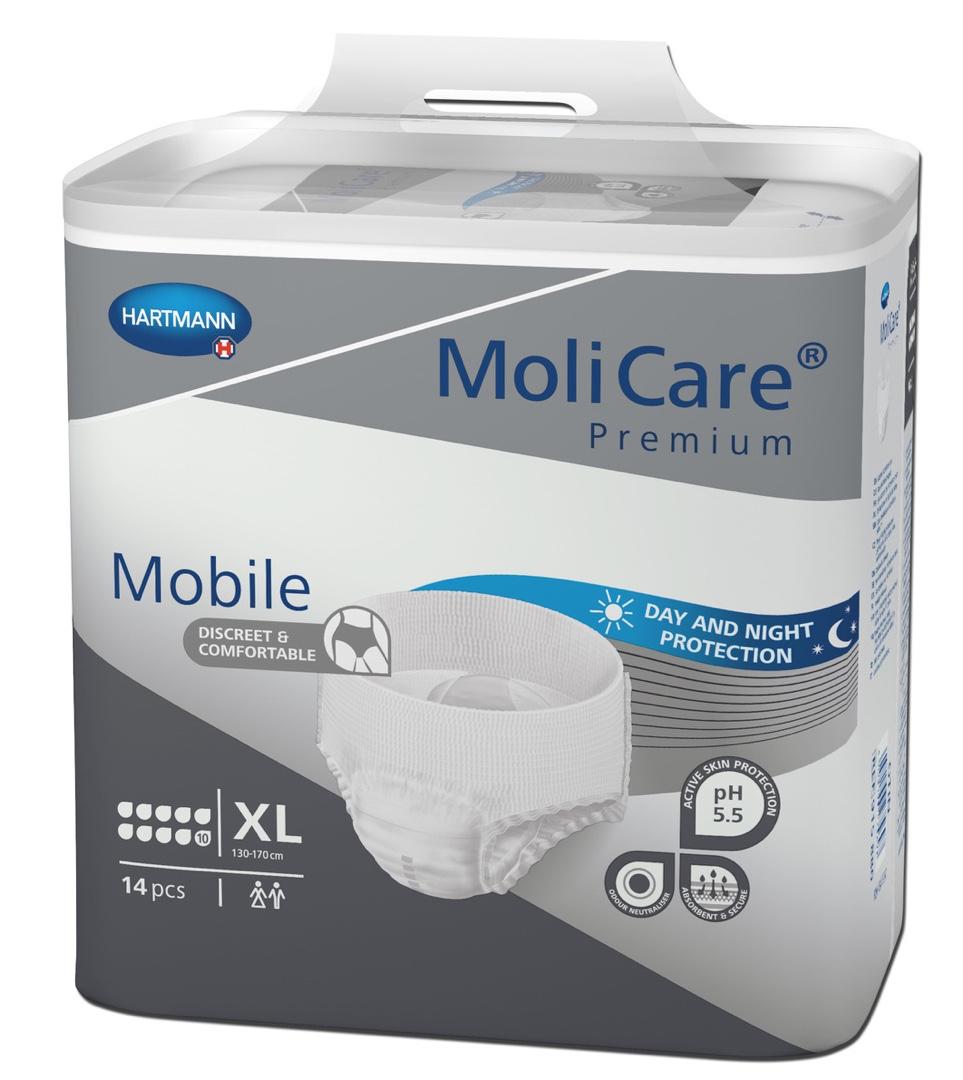 Kalhotky MoliCare Mobile 10 kap. XL
