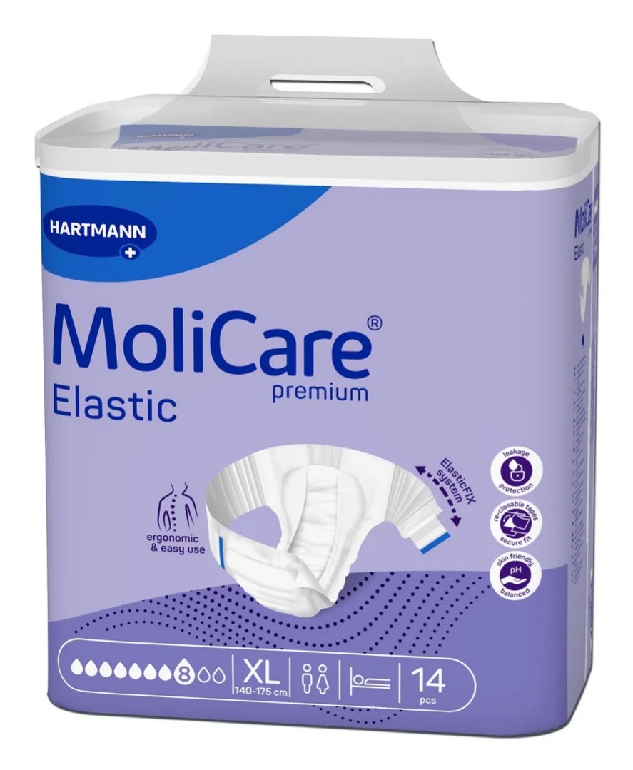Kalhotky Molicare Elastic 8 kapek XL