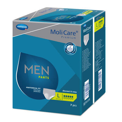 Kalhotky MoliCare Men Pants 5 kapek L