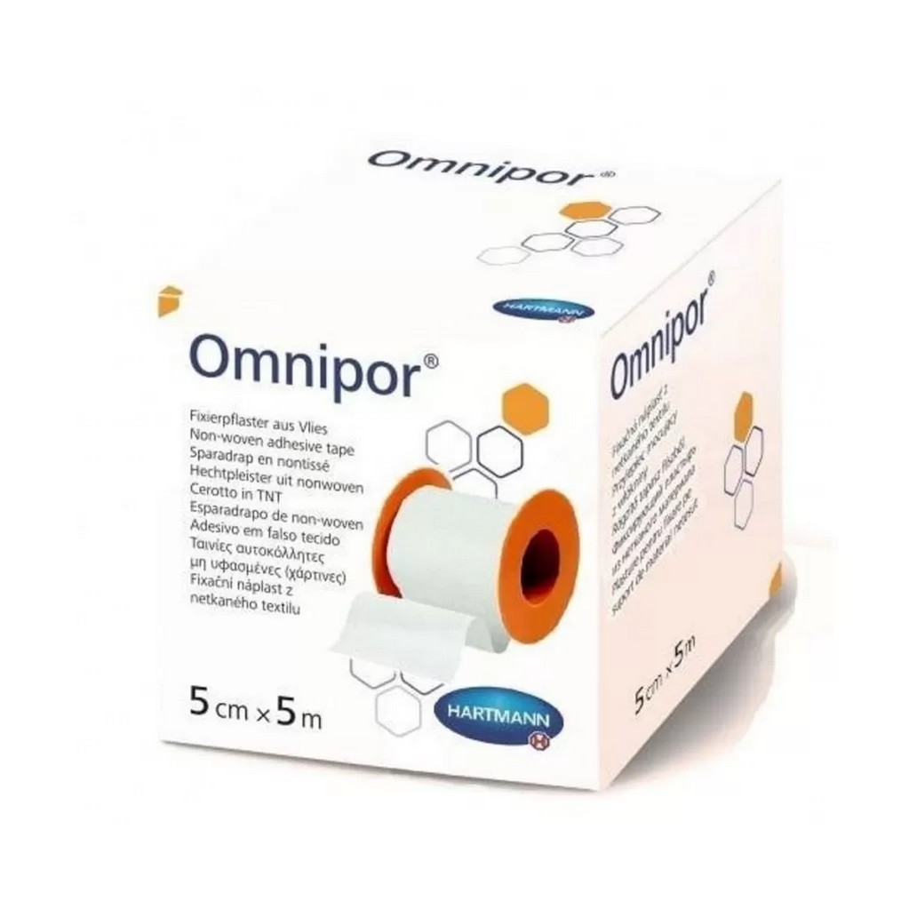 Náplast Omnipor 5cmx5m netkaný textil
