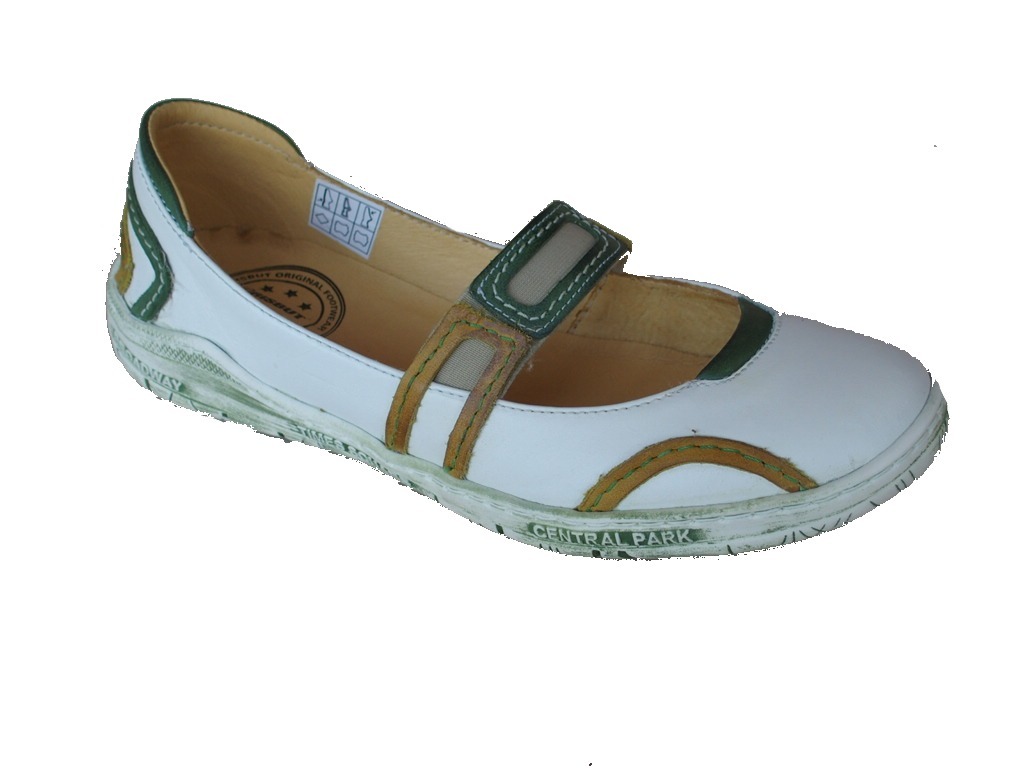 Obuv KRISBUT bílé baleríny dámské