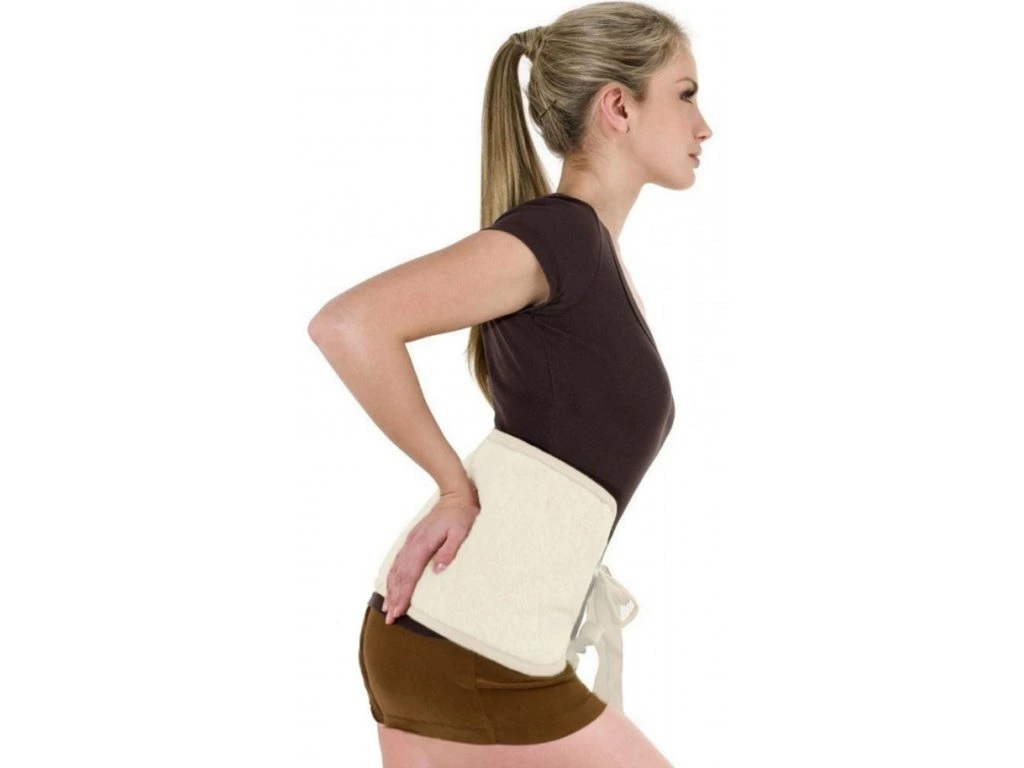 Pás ledvinový z ovčí vlny