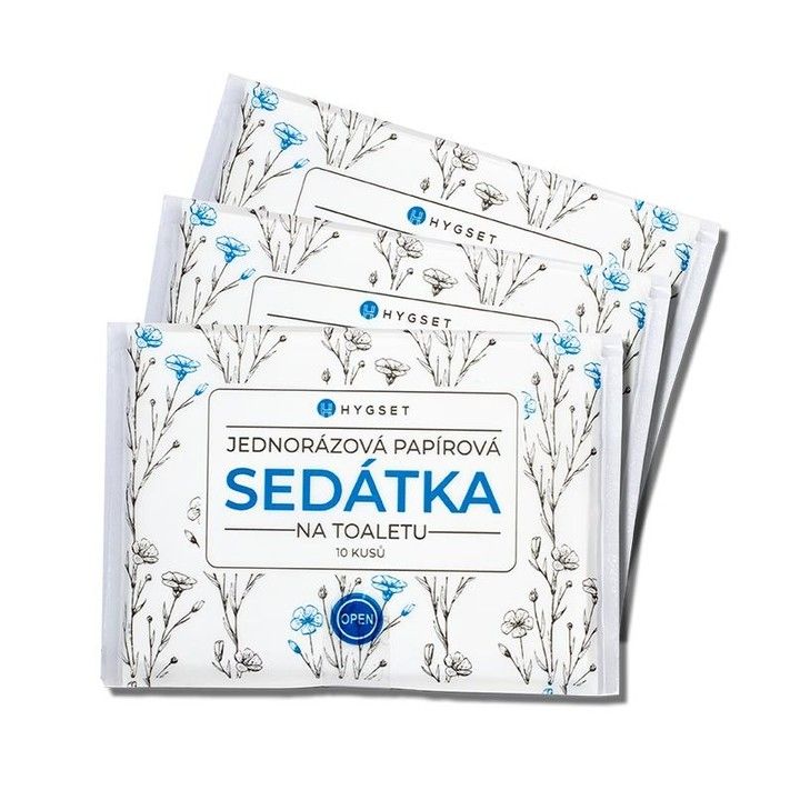 Sedátko na WC jednorázové papírové 