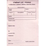 Výměnný list - poukaz
