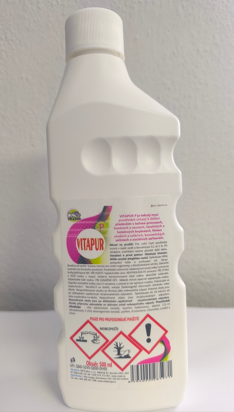 Vitapur P čistící prostředek 500ml