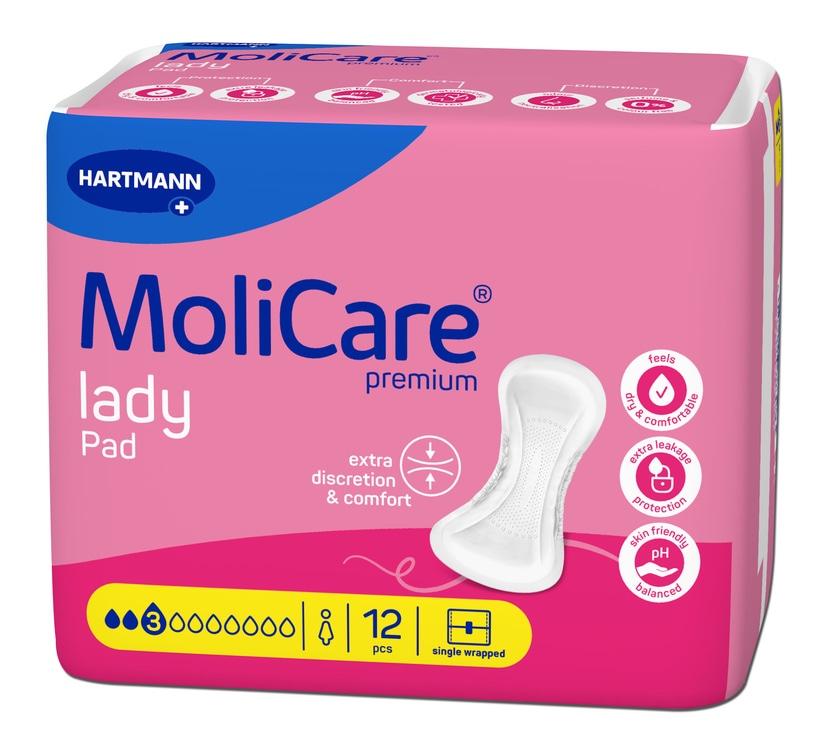 Vložky MoliCare Lady 3 kapky NEW