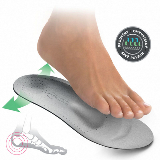 Vložky ortopedické pro patní ostruhu