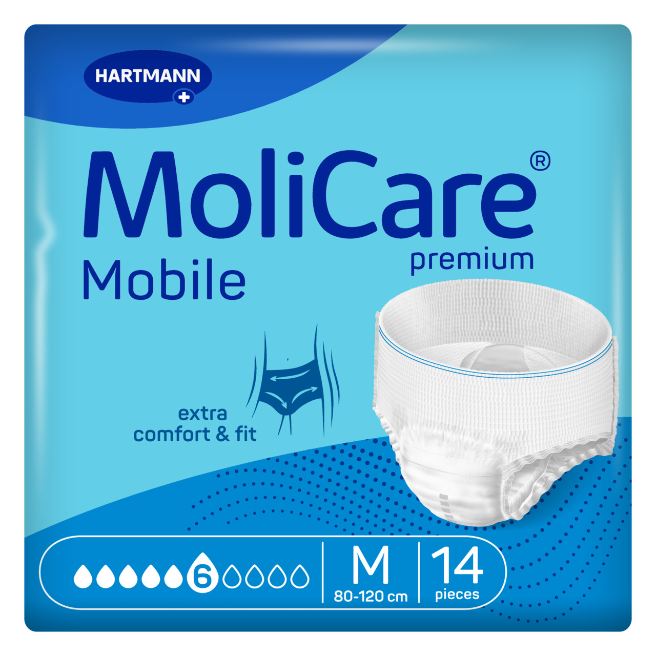 Kalhotky MoliCare Mobile 6 kap. M