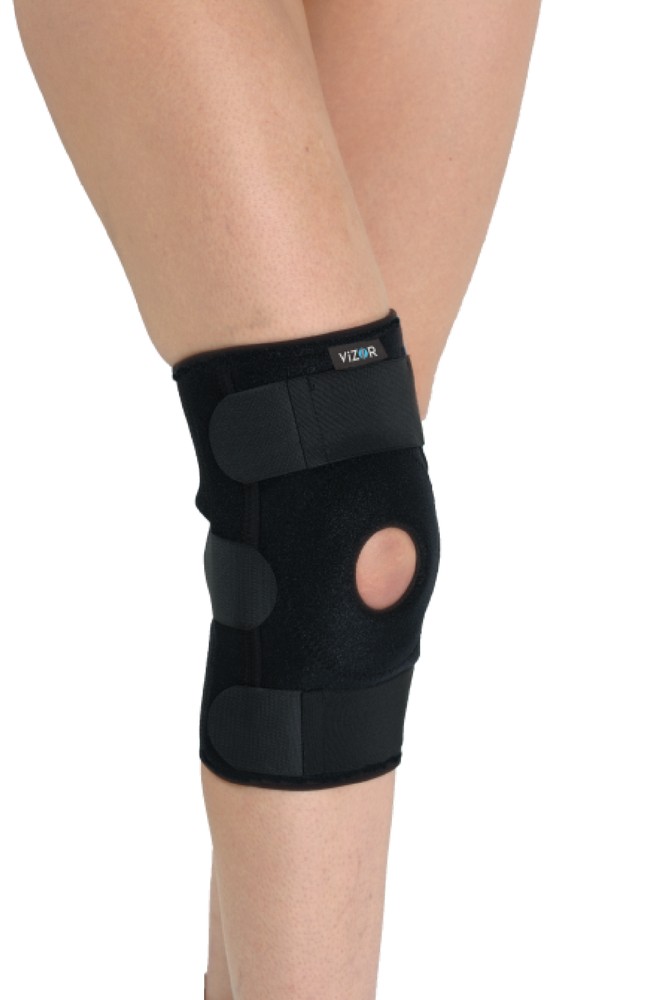 Bandáž kolenní VIZOR 604-ES s kloubem, suchý zip