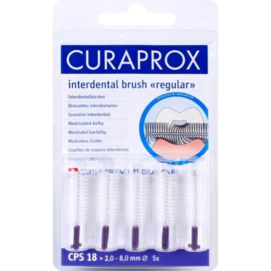 Curaprox kartáček regular refill fialový