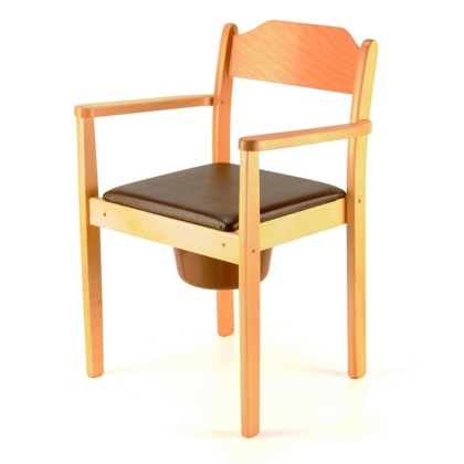 Křeslo klozetové dřevěné Astra