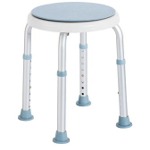 Sedačka do sprchy kulatá otočná Mobilex