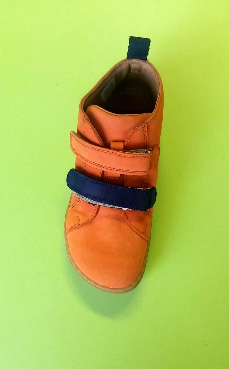Obuv OK BARE dětská 2 SZ, oranžová